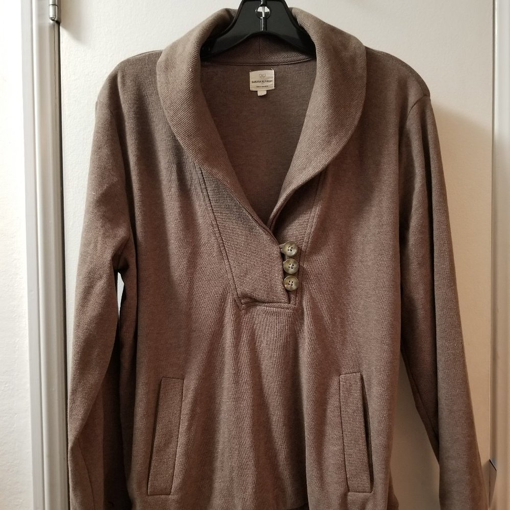 Banana republic collar button  sweater